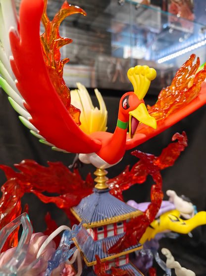 Pokemon - The Legendary Beasts - Ho-oh, Raikou, Entei, and Suicune Fan-made PVC Figure