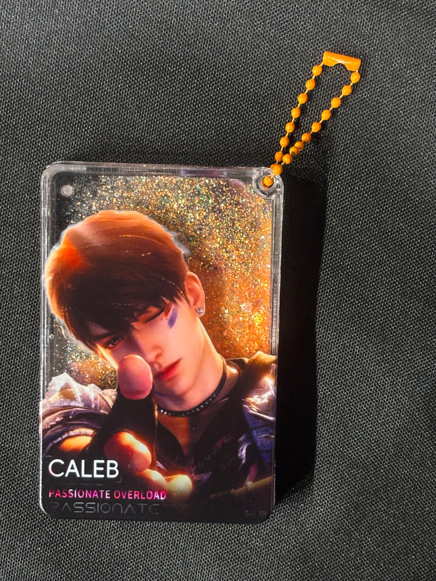 Love and Deepspace - Caleb Style 4 Acrylic Glitter Keychain