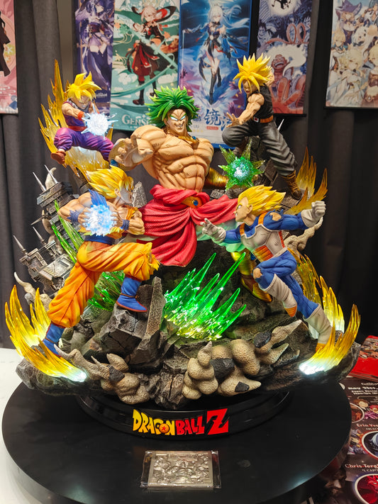 [IN STORE] Dragon Ball - Kylin Studio - Broly vs Saiyans Resin Statue 1/4th Scale