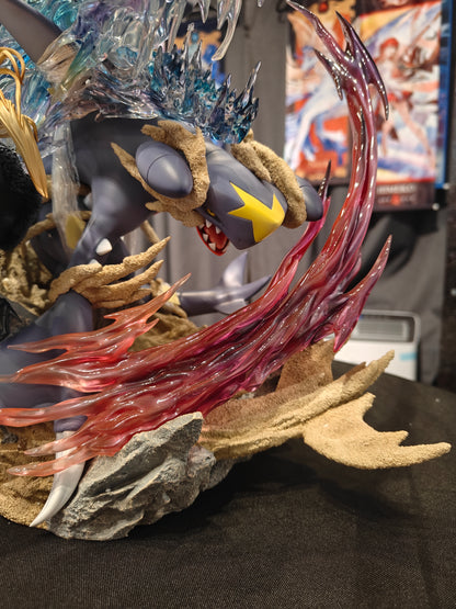 [US STOCK] Pokemon - Fantasy Studio - Cynthia & Garchomp Resin Statue