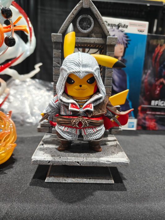 [US STOCK] Pokemon - Voltage Studio - Pikachu Cos Assassin's Creed Resin Figure