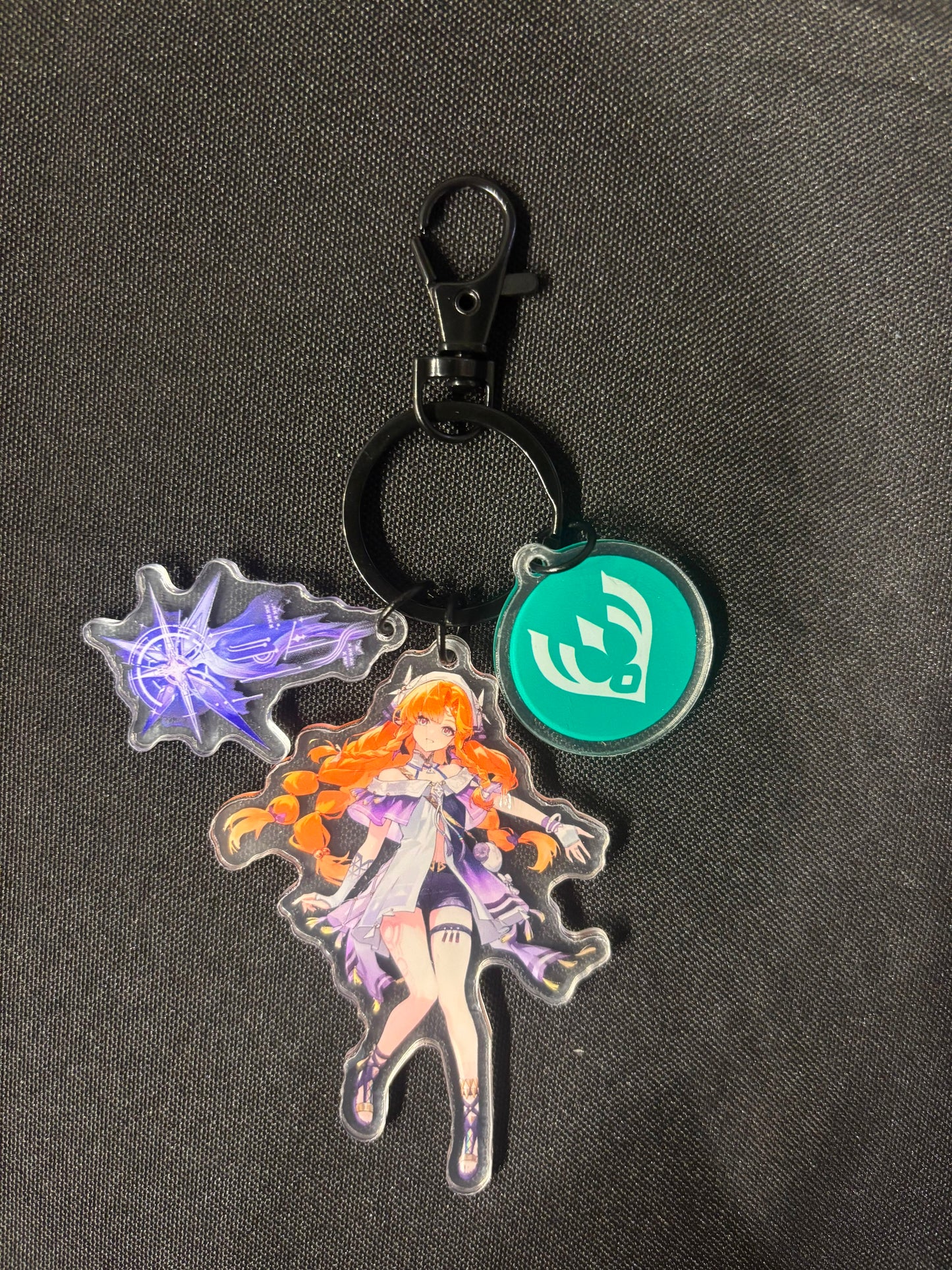 Wuthering Waves - Sigrika Acrylic 3 Piece Keychain