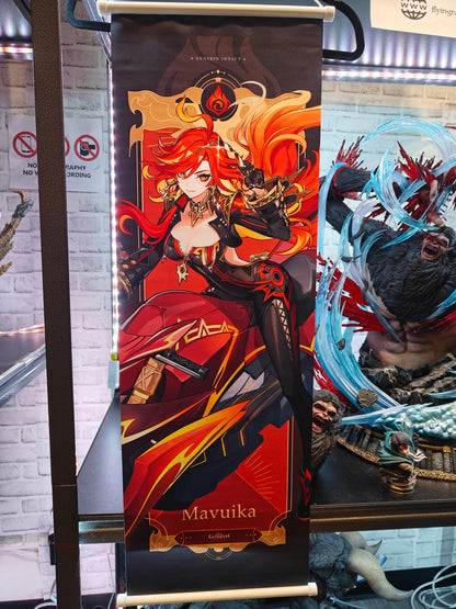 Genshin Impact - Mavuika Wall Scroll