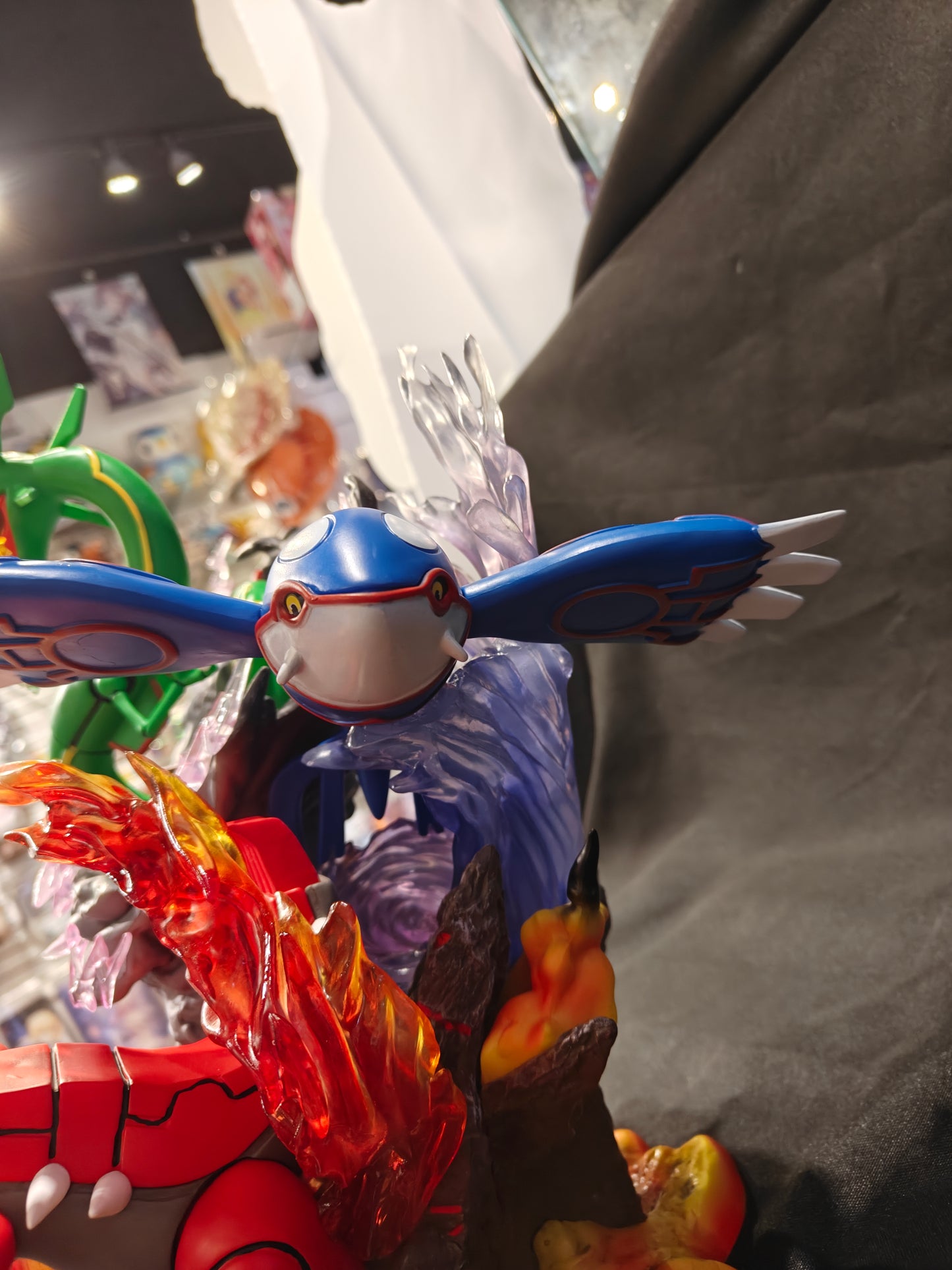Pokemon - Legendary Weather Trio - Groudon, Kyogre, and Rayquaza Fan-made PVC Figure