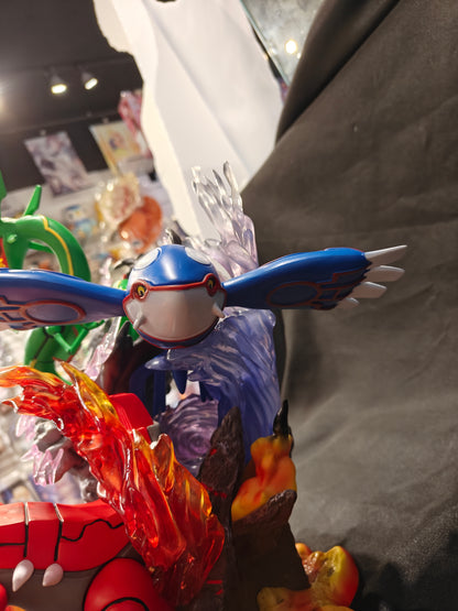 Pokemon - Legendary Weather Trio - Groudon, Kyogre, and Rayquaza Fan-made PVC Figure