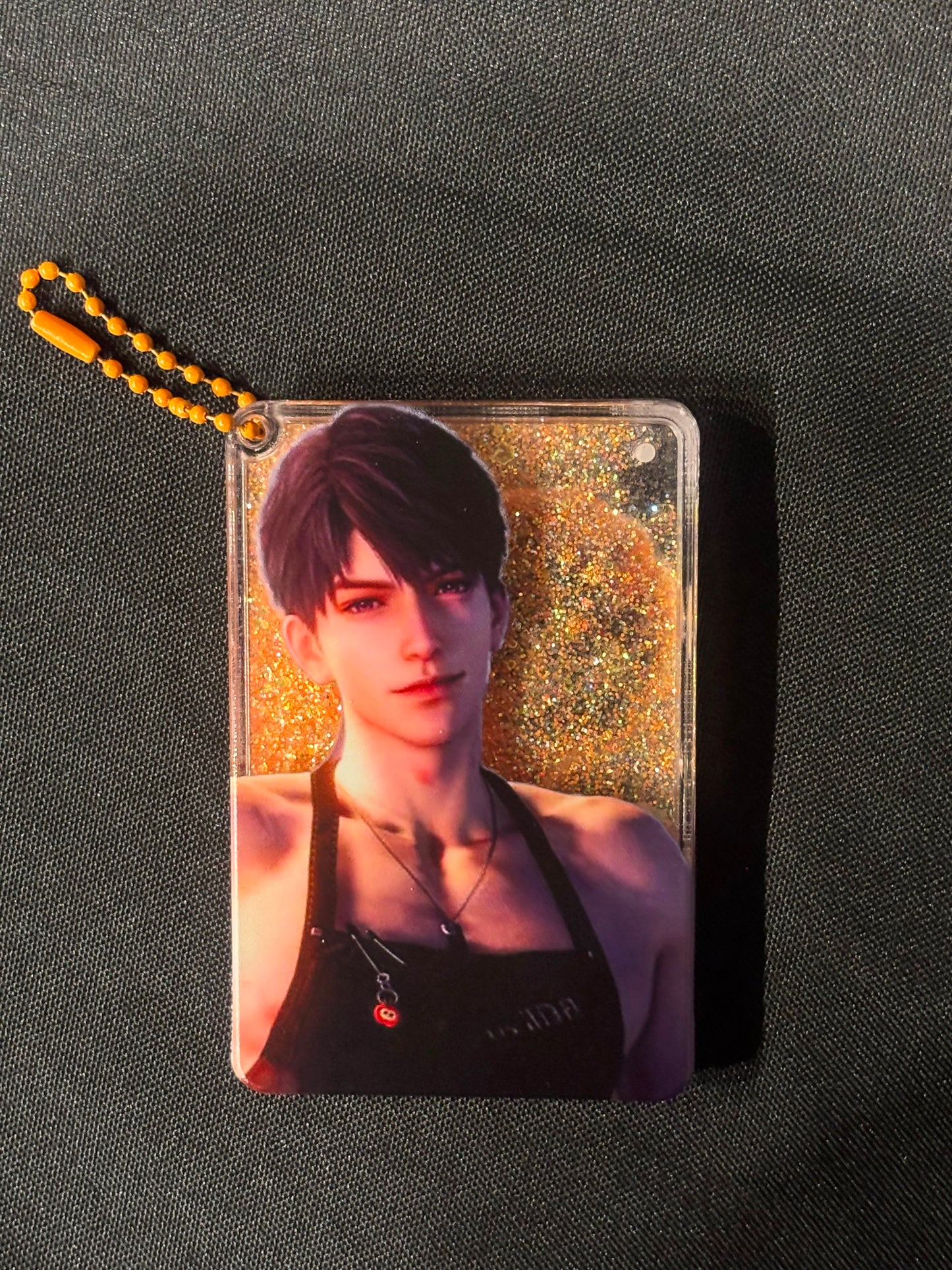 Love and Deepspace - Caleb Style 4 Acrylic Glitter Keychain