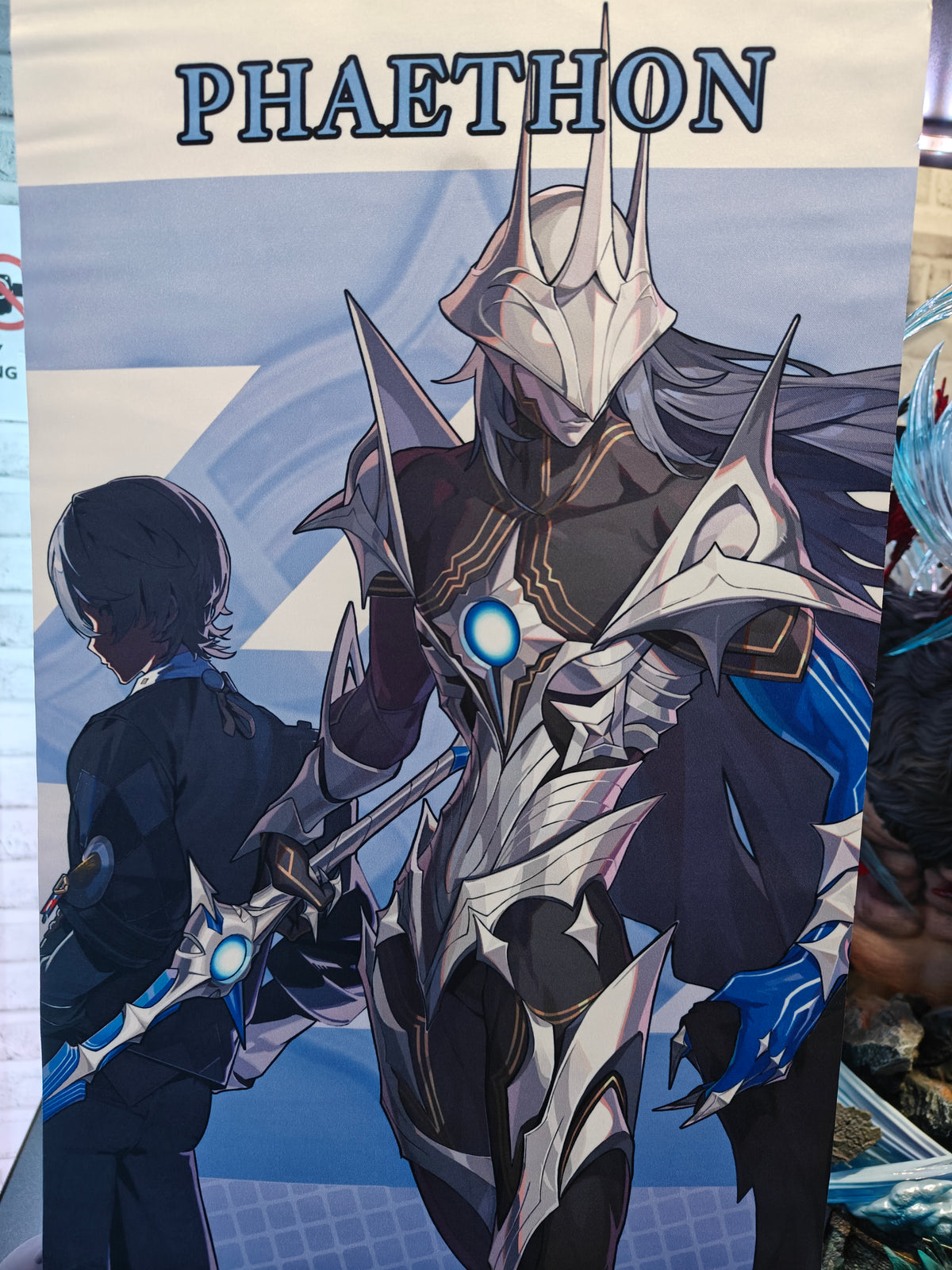 Zenless Zone Zero - Pyrois With Wise Wall Scroll
