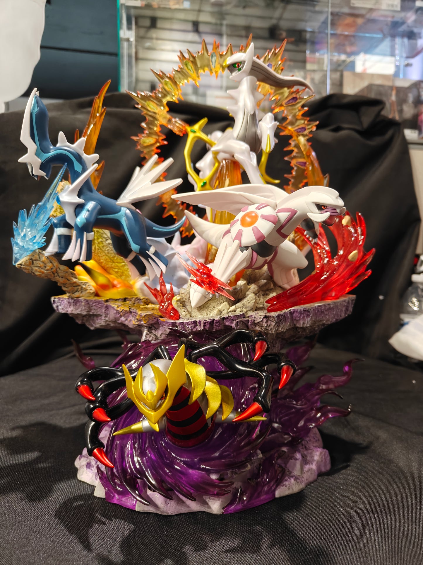 Pokemon - The Creation Trio - Arceus, Dialga and Palkia Fan-made PVC Figure