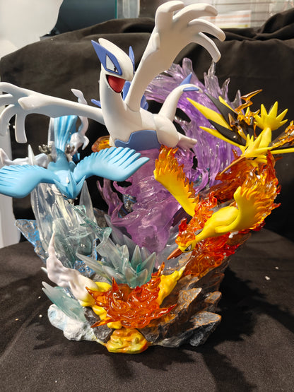 Pokemon - The Legendary Birds - Lugia, Articuno, Zapdos, and Moltres Fan-made PVC Figure