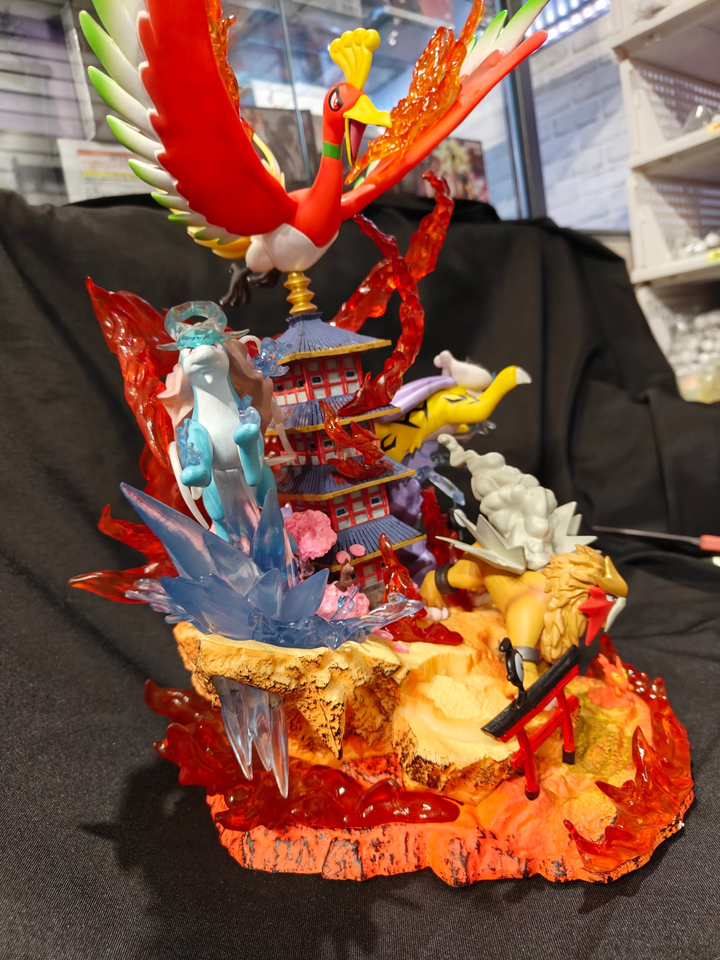 Pokemon - The Legendary Beasts - Ho-oh, Raikou, Entei, and Suicune Fan-made PVC Figure