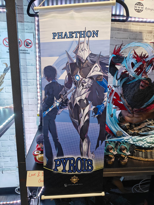 Zenless Zone Zero - Pyrois With Wise Wall Scroll