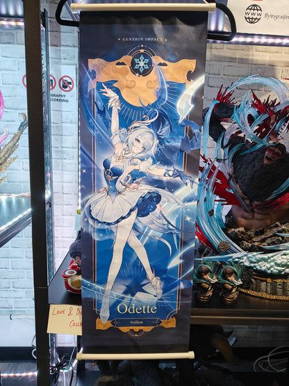 Genshin Impact - Odette Wall Scroll
