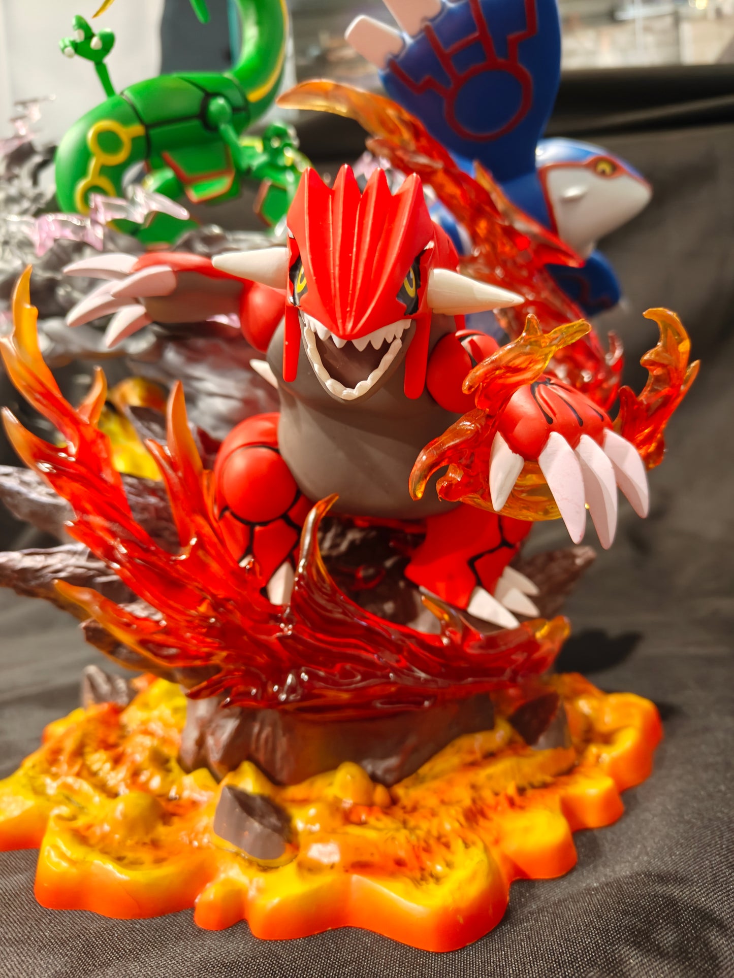 Pokemon - Legendary Weather Trio - Groudon, Kyogre, and Rayquaza Fan-made PVC Figure