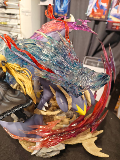 [US STOCK] Pokemon - Fantasy Studio - Cynthia & Garchomp Resin Statue