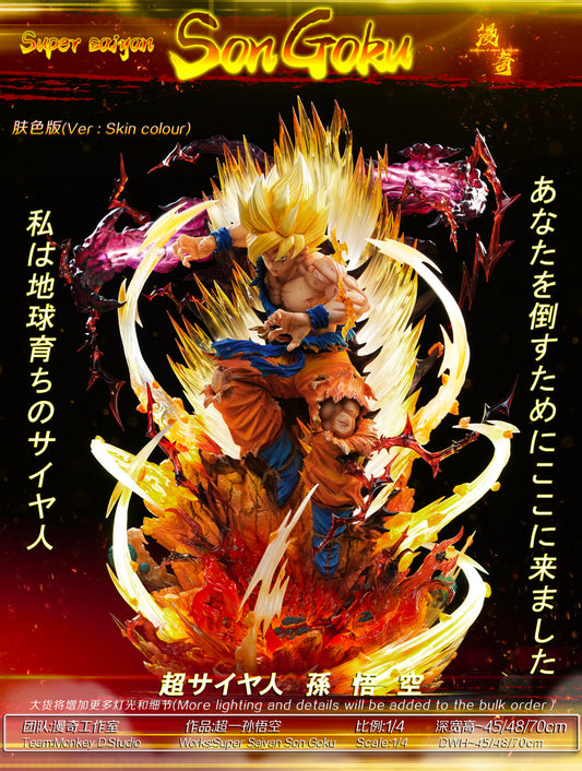 [PRE ORDER] Dragon Ball - Monkey D Studio Studio - Super Saiyan Goku (Price does not include shipping - Please Read Description)