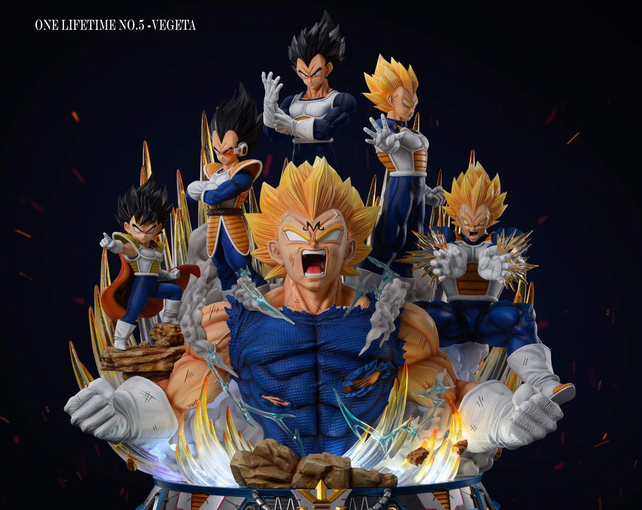 [IN STOCK] Dragon Ball - SHK Studio - Vegeta Life Bust (Price does not include shipping - Please Read Description)