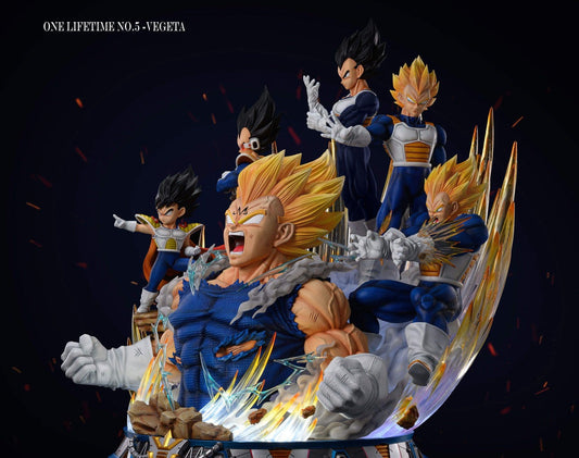[IN STOCK] Dragon Ball - SHK Studio - Vegeta Life Bust (Price does not include shipping - Please Read Description)
