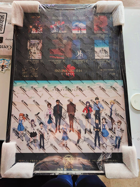 Neon Genesis Signed Wall Art