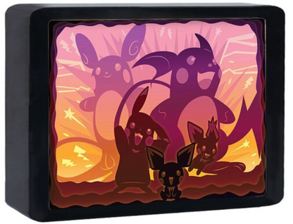 [MADE TO ORDER]Handmade Origami Scene Light Boxes (Variations) (Shipping Calculated At Checkout)