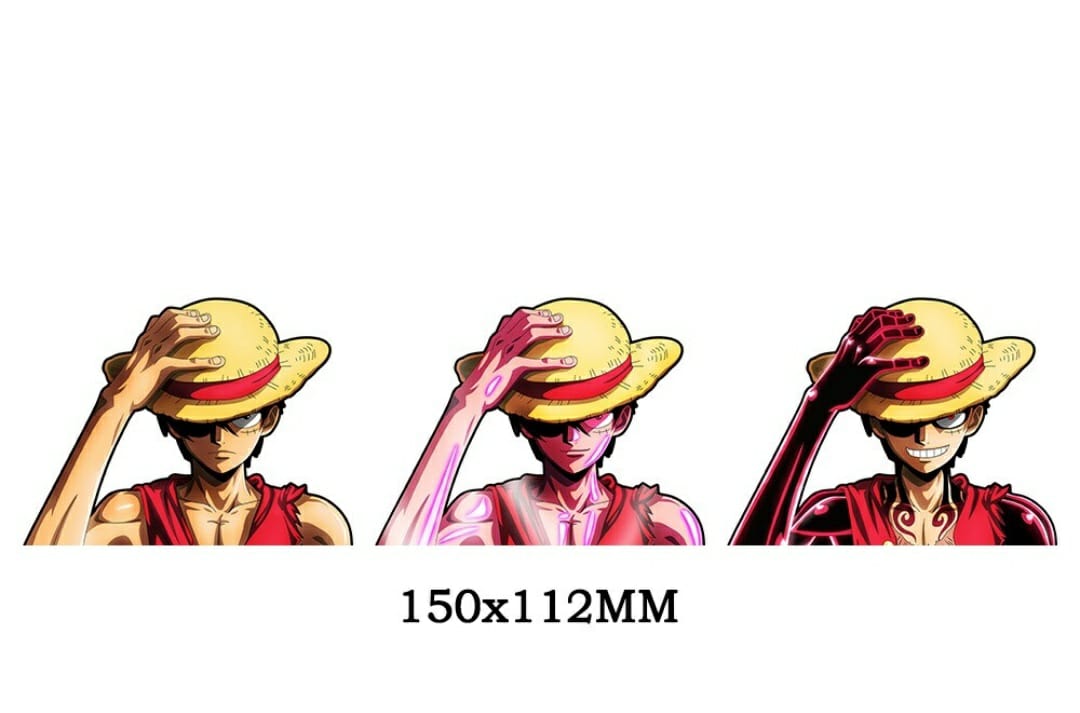 One Piece - Luffy 3D Decal (Please Read Description)