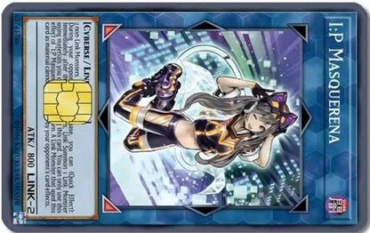 YuGiOh IP Masquerena Credit Card Sticker (Please Read Description)