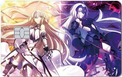 Fate - Jean D'Arc Credit Card Sticker (Please Read Description)