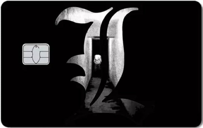 Death Note Flying Death Note - L Credit Card Sticker (Please Read Description) – Flying ...