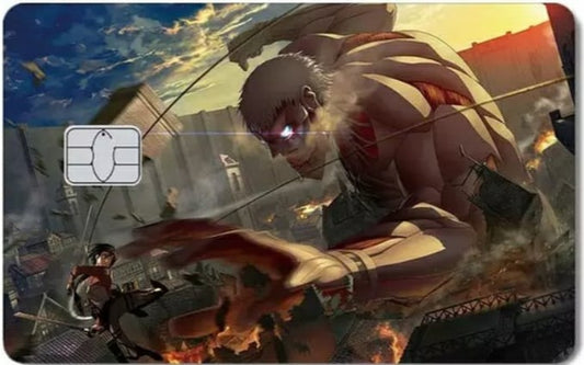 Attack On Titan - Armored Titan Credit Card Sticker (Please Read Description)