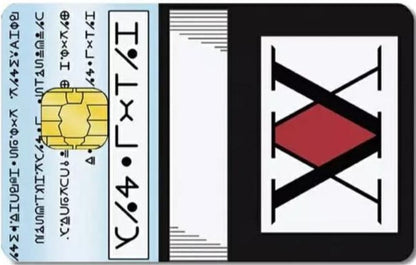 Hunter x Hunter - Hunter License Credit Card Sticker (Please Read Description)