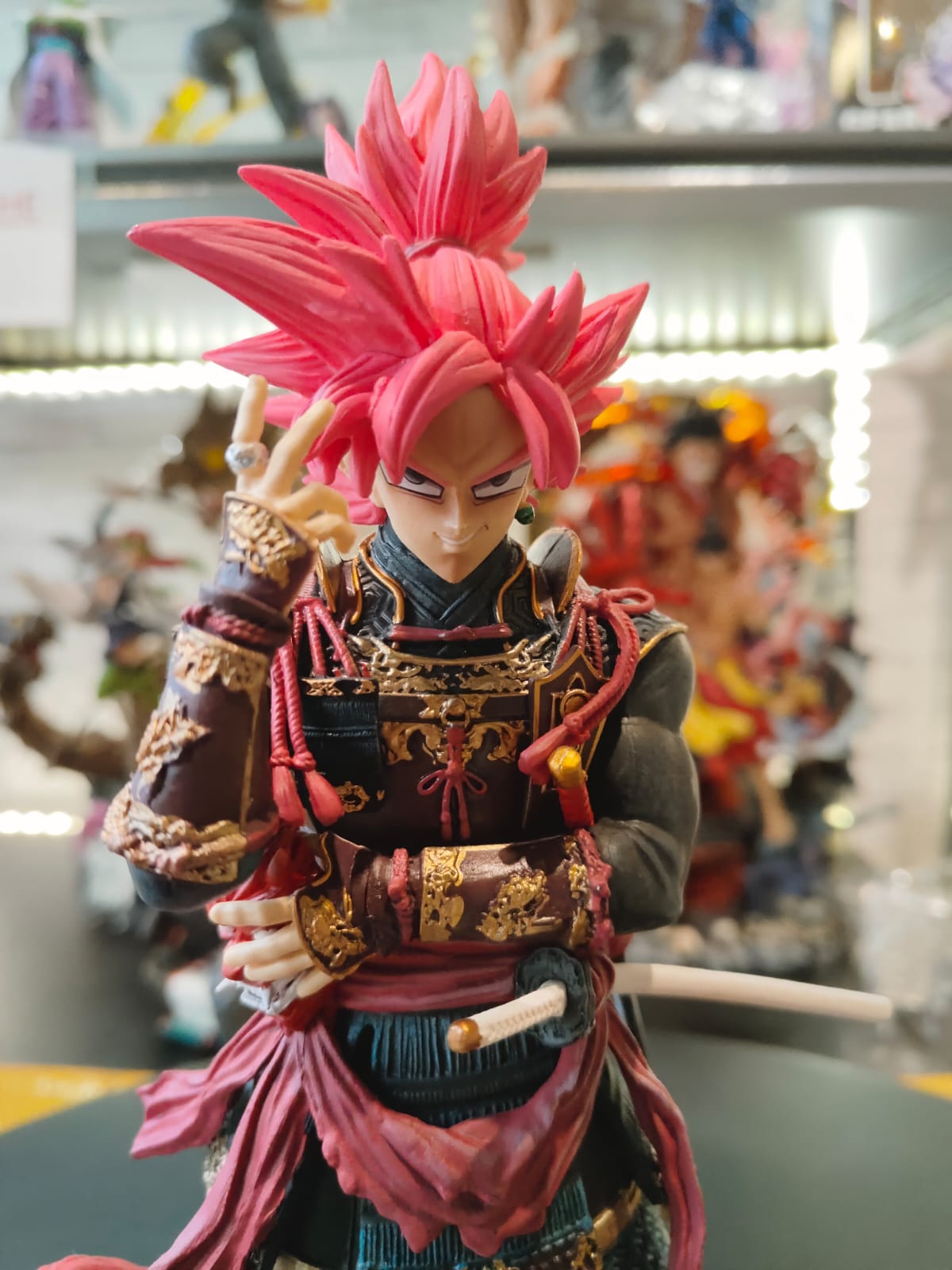 Dragon Ball Z - Goku Black Samurai Figure – flyingraijinotakufactory