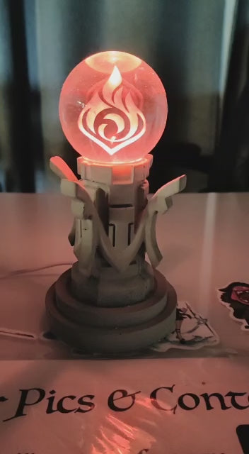 Genshin Impact - Element Night Lamps (Please Read Description)