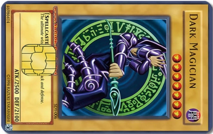 YuGiOh - Dark Magician Credit Card Sticker (Please Read Description)