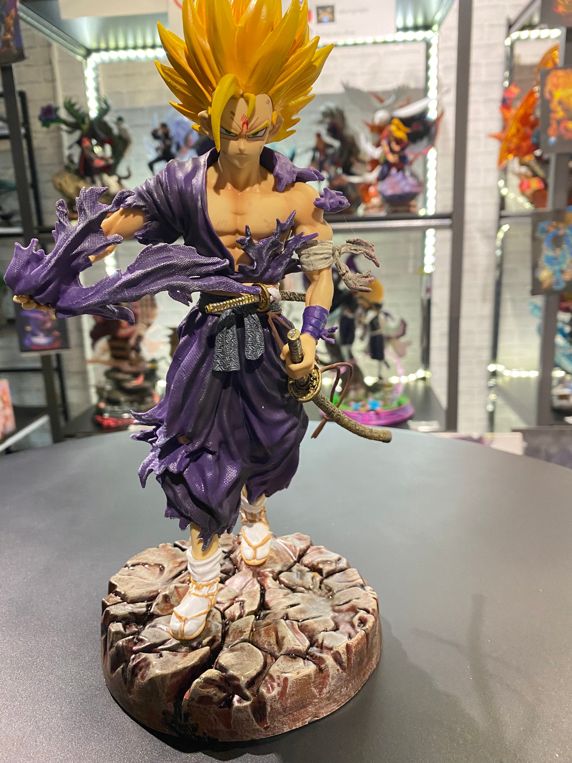 Dragon Ball Z - Goku Samurai Figure – flyingraijinotakufactory