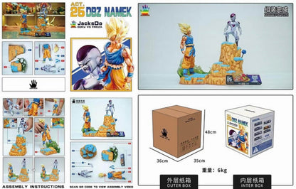 Dragon Ball Z - Jacksdo Studio - Goku vs Frieza Resin Statue