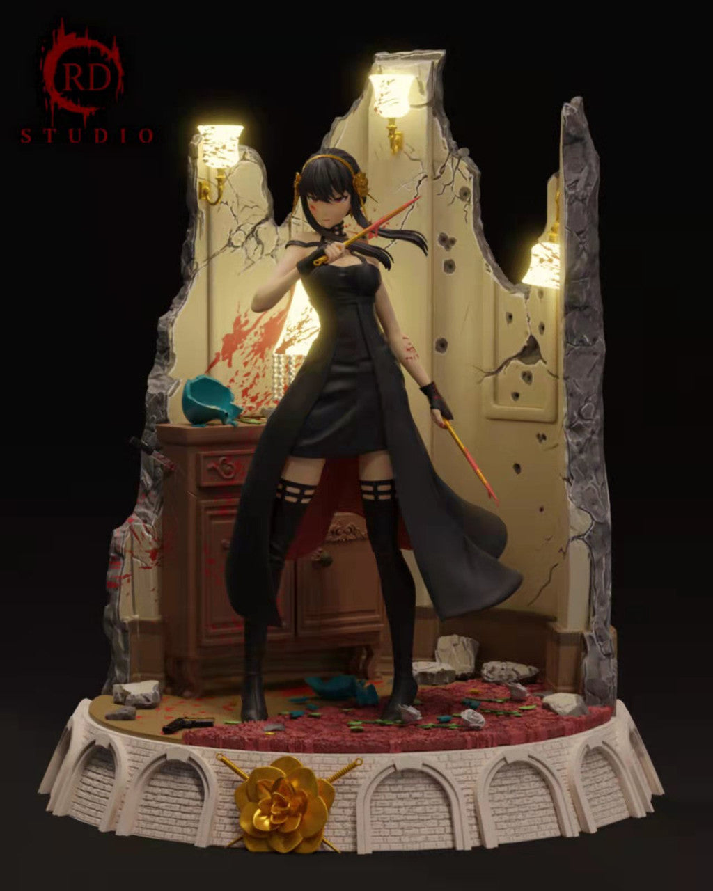 [PRE ORDER] Spy X Family - RD Studio 1/4th Scale Yor Forger with LED (Price Does Not Include Shipping)